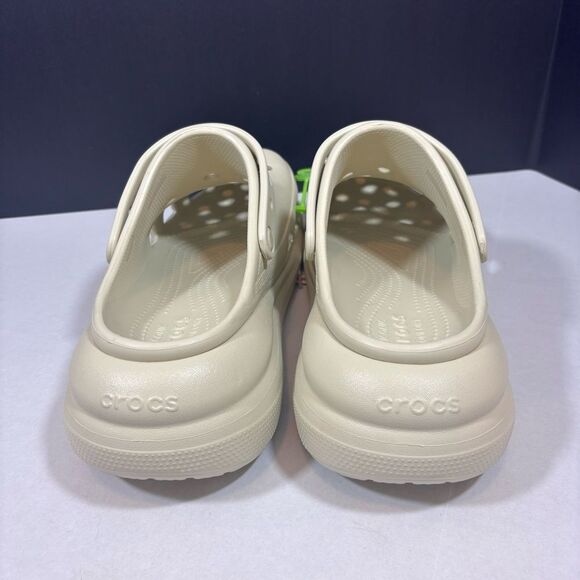 Crocs Unisex Classic Crush Clog - Bone NEW with tags Men’s 12 - Picture 8 of 16